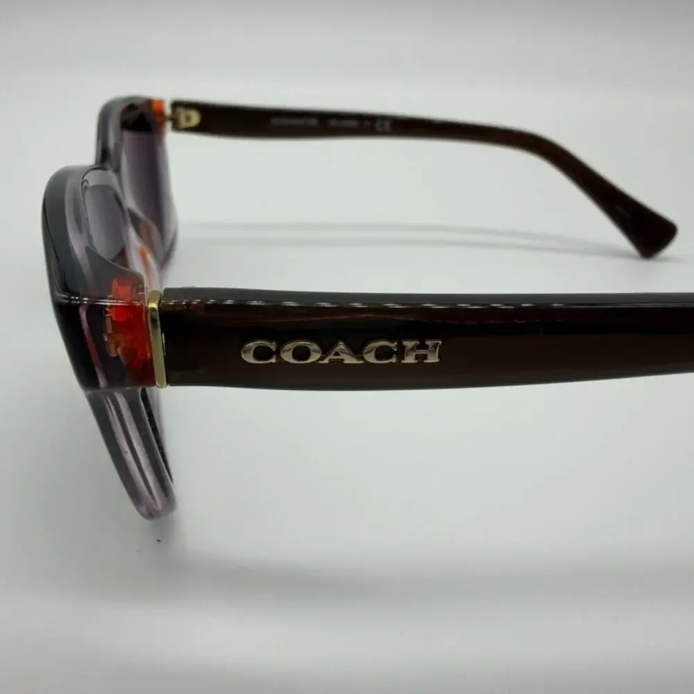 Coach HC 6089 5401 Purple Brown Gradient Brown Eyeglass FRAMES ONLY 51-16-135